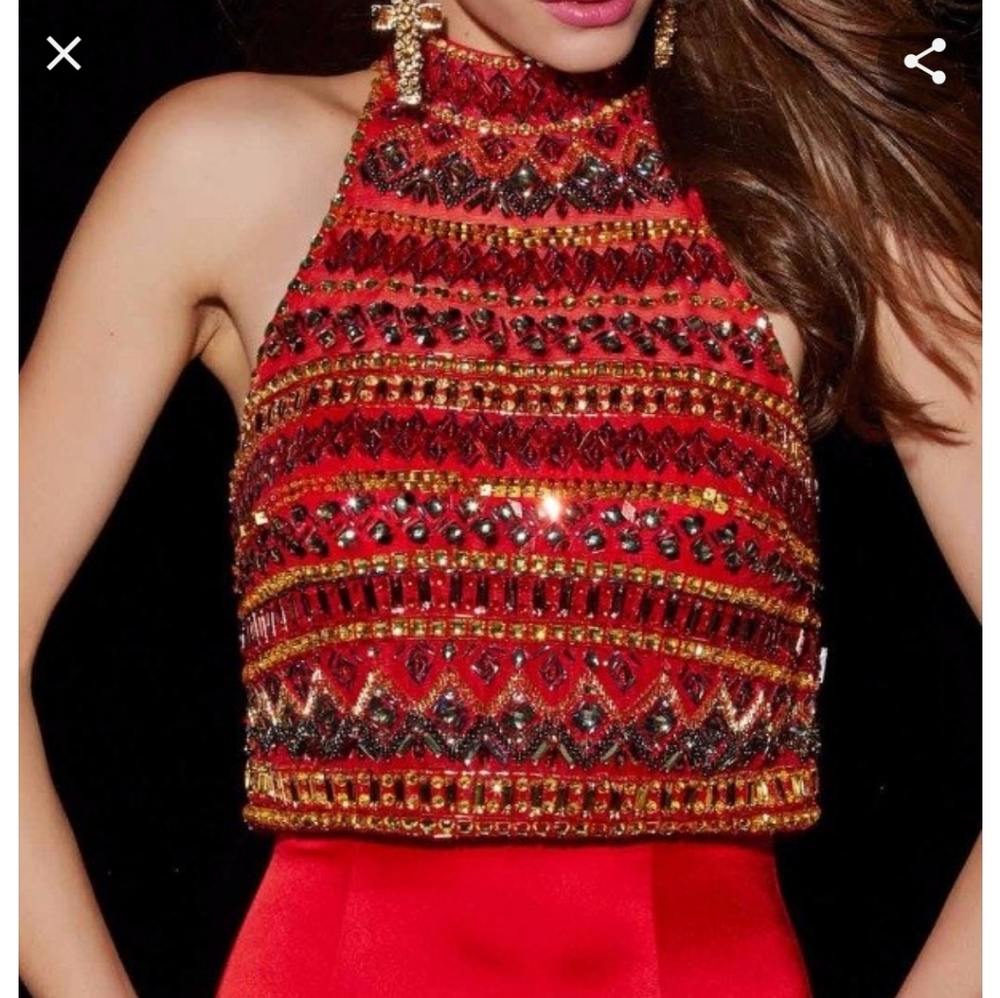 Beaded Crop Top